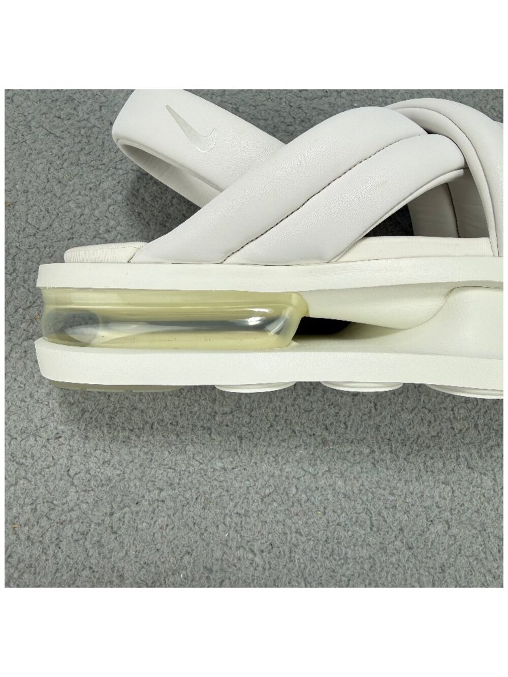 Nike Air Max Isla Sandals Womens 9 Shoes Summit White Platform Chunky Slingback - Picture 9 of 10